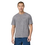 Men's Capilene Cool Daily Graphic Shirt - Waters, kolor: Feather Grey