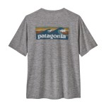 Men's Capilene Cool Daily Graphic Shirt - Waters, kolor: Feather Grey