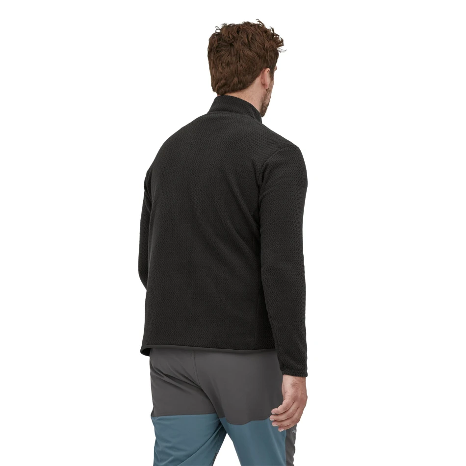 Men's R1 Air zip-Neck, kolor: Black