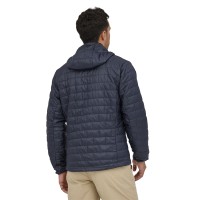Men's Nano Puff Fitz Roy Trout Hoody, kolor: Smolder Blue