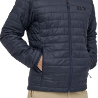 Men's Nano Puff Fitz Roy Trout Hoody, kolor: Smolder Blue