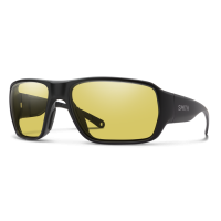 Castaway Matte Black Polar Glass Low Light Yellow
