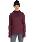Wms Heavyweight Baselayer Hoody, kolor: 624 - Mulberry