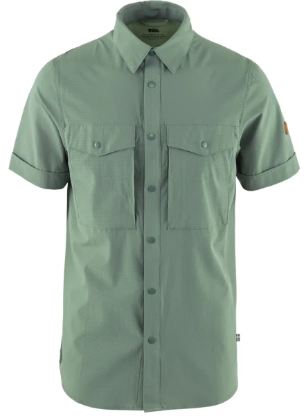 Abisko Trekking Shirt SS, kolor: 614 - Patina Green