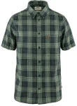 Fjallraven Ovik Travel Shirt SS, kolor: 555-614 - Dark Navy-Patina Green, 1