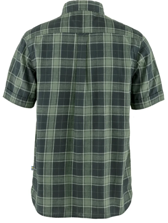 Fjallraven Ovik Travel Shirt SS, kolor: 555-614 - Dark Navy-Patina Green, 2
