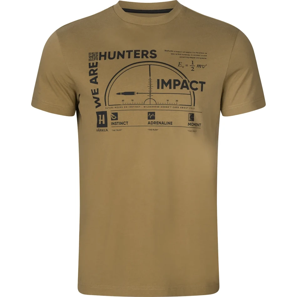 Impact S/S t-shirt, kolor: Golden Brown