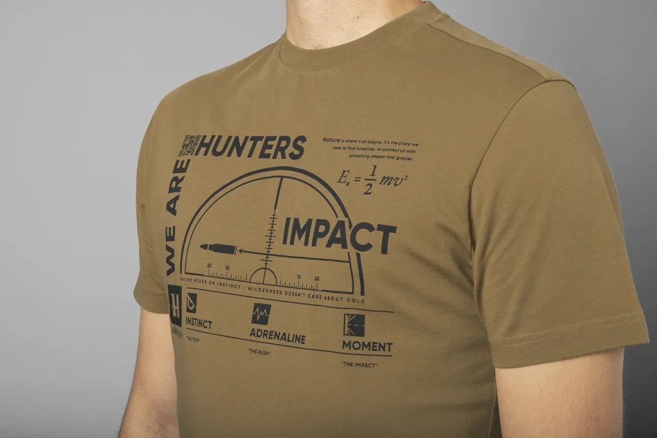 Impact S/S t-shirt, kolor: Golden Brown
