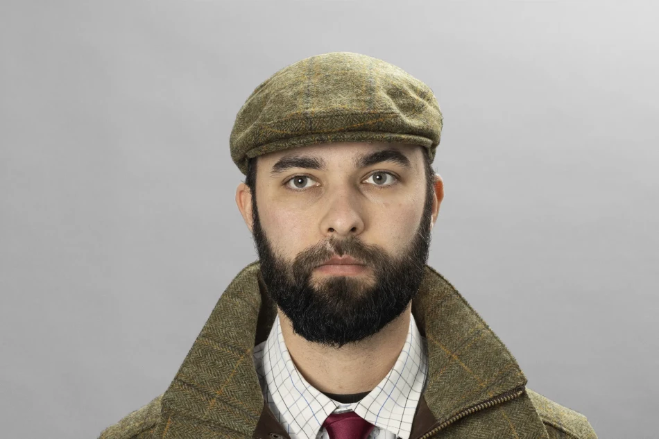 Harkila Kenmore Flat Cap, kolor: Forest Green