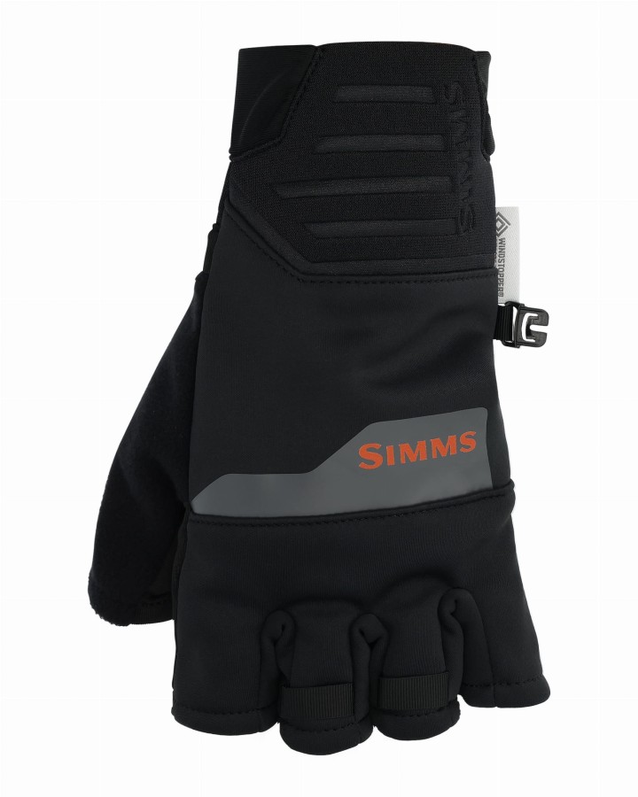 Simms Windstopper Half-Finger Glove, kolor: 001 - black