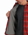 Coldweather LS Shirt, kolor: 2095 - Cutty Red Asym Ombre Plaid