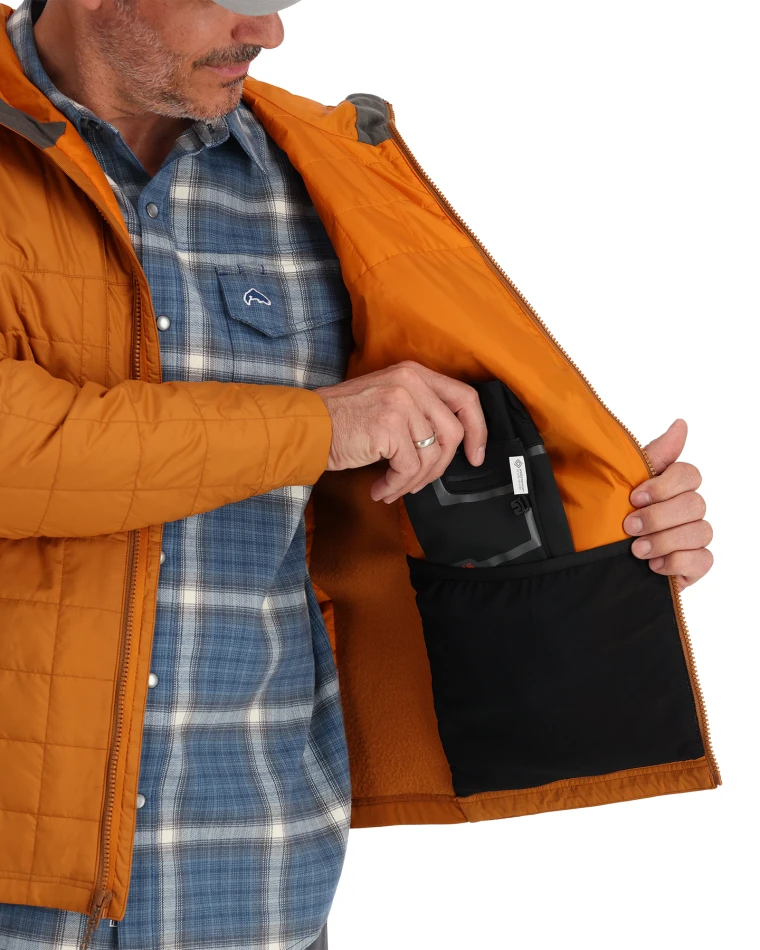 Fall Run Hybrid Hoody, kolor: 224 - Chestnut