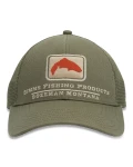 Trout Icon Trucker, kolor: 1150 - Riffle Green