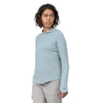Women's Tropic Comfort Natural Hoody, kolor: Steam Blue