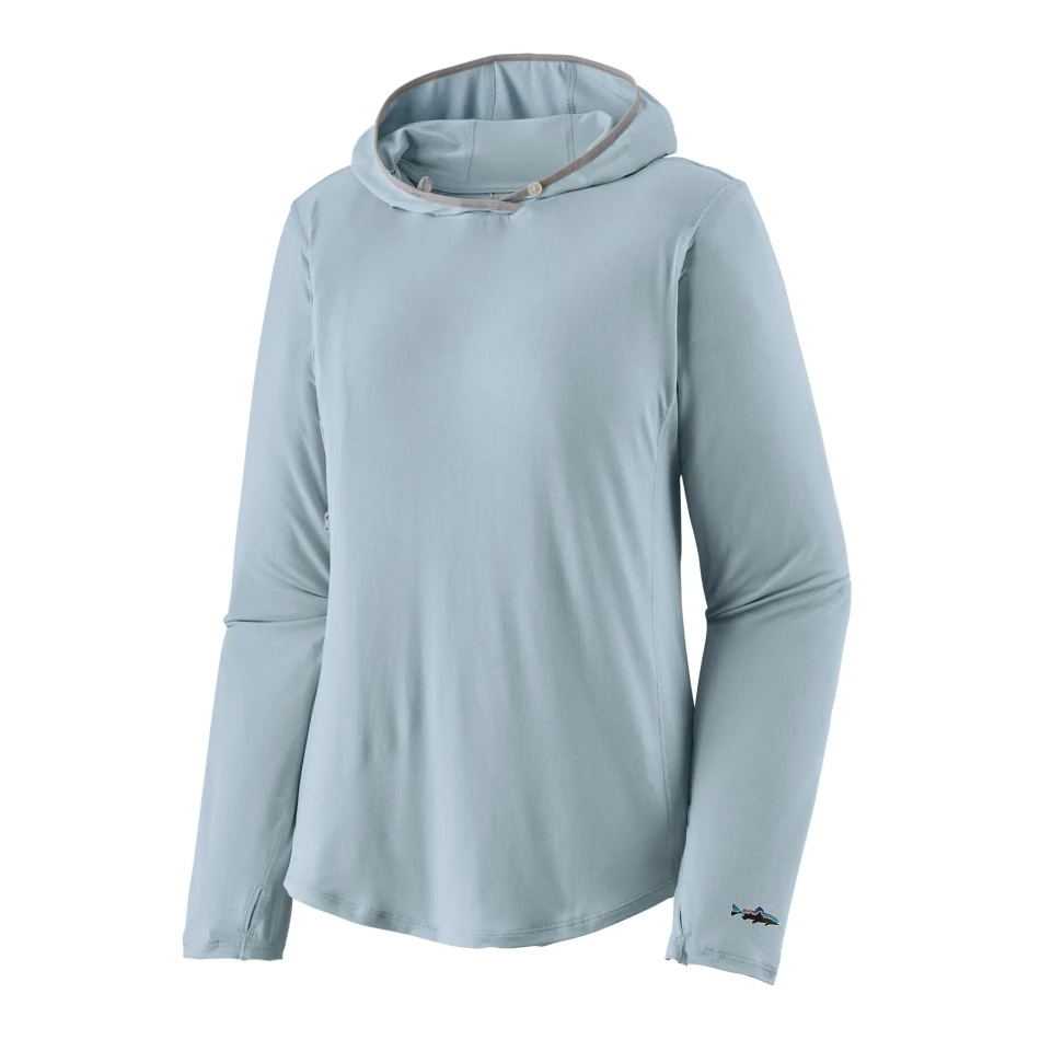 Women's Tropic Comfort Natural Hoody, kolor: Steam Blue