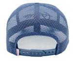 Navy Blue Mesh Hat w Grey Scott Script