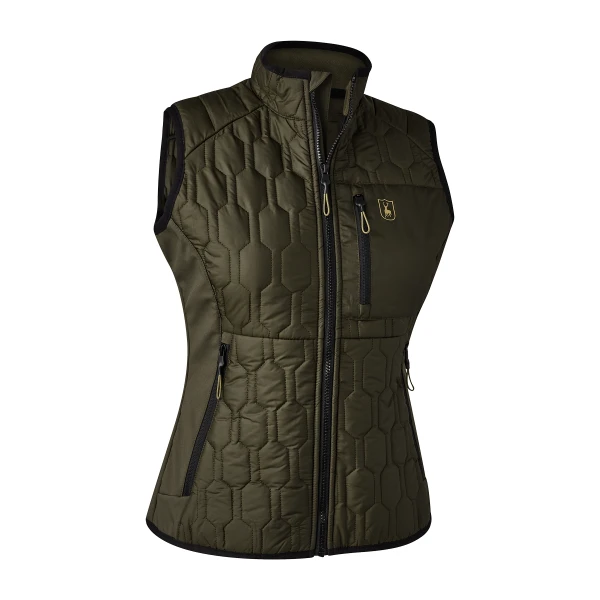 Lady Mossdale Quilted Waistcoat, kolor: 361 - Forest Green