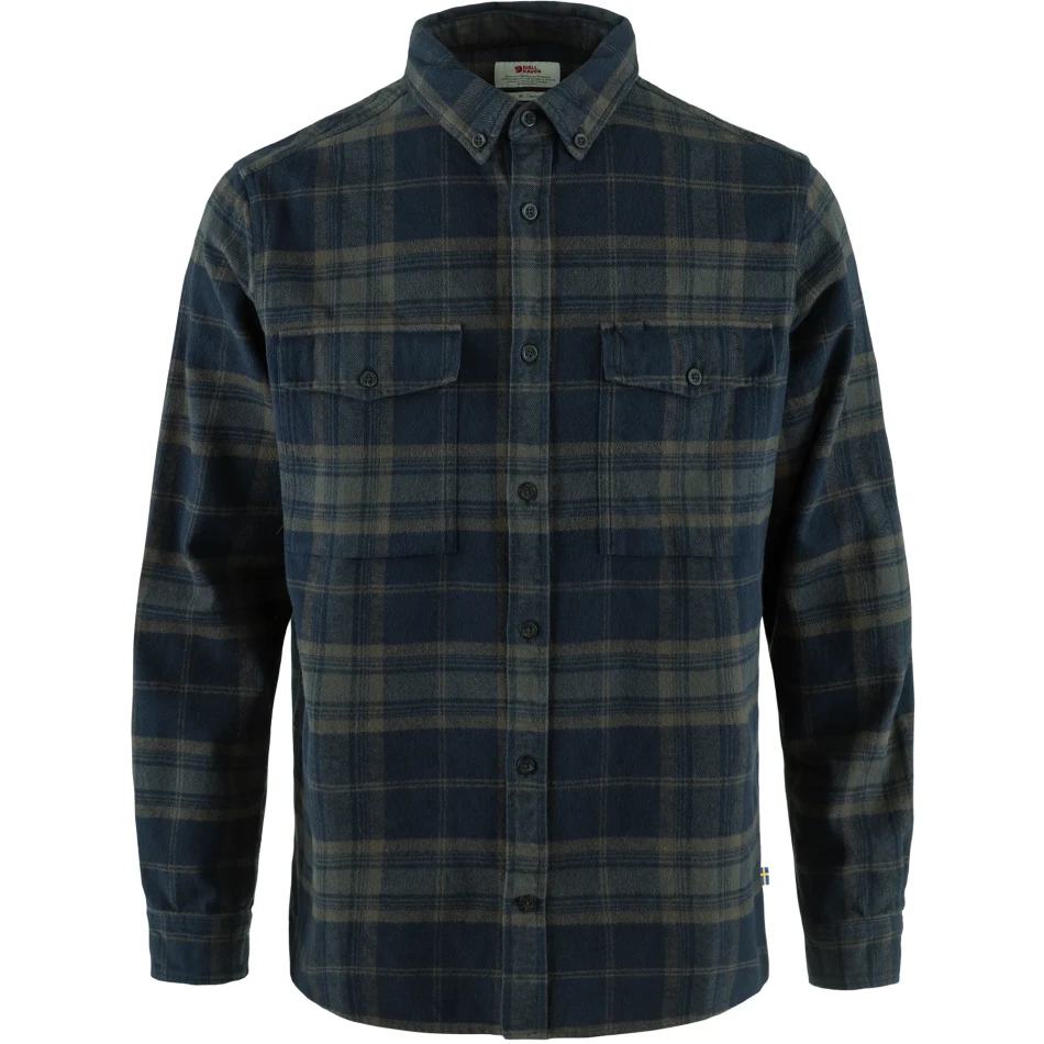 Ovik Twill Shirt, kolor: 555-050-Dark Navy-Basalt
