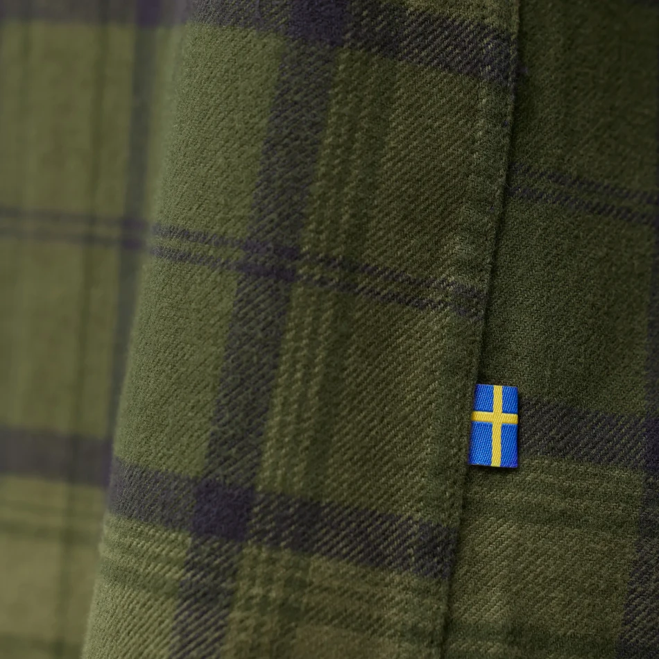 Ovik Twill Shirt, kolor: 662-620-Deep Forest-Green