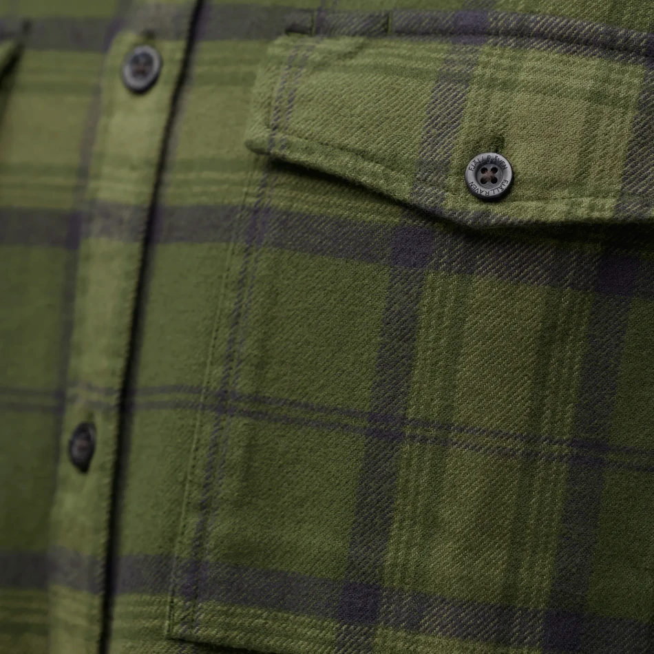 Ovik Twill Shirt, kolor: 662-620-Deep Forest-Green