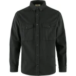 Ovik Twill Shirt, kolor: 030-030-Dark Grey-Dark Grey
