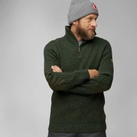 Ovik Half Zip Knit, kolor: 662-Deep Forest