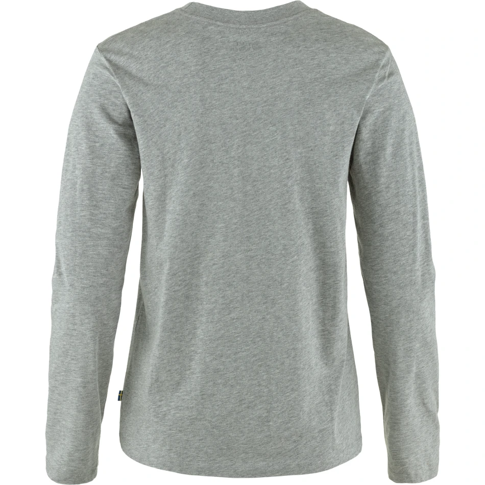 Fjallraven 1960 Logo T-shirt LS W, kolor: 020-999 - Grey-Melange