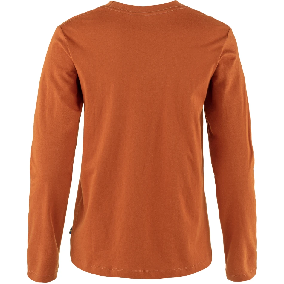 Fjallraven 1960 Logo T-shirt LS W, kolor: 243 - Terracotta Brown
