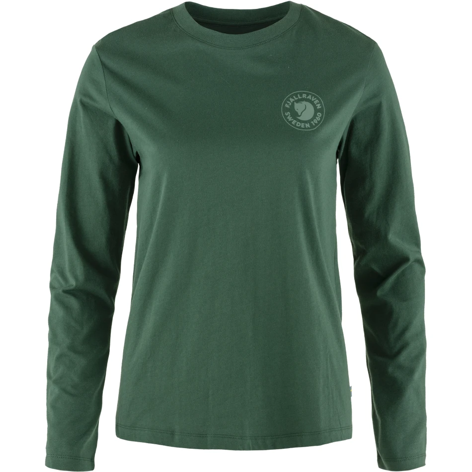 Fjallraven 1960 Logo T-shirt LS W, kolor: 679 - Deep Patina