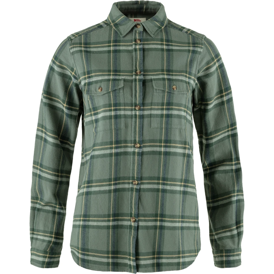 Ovik Heavy Flannel Shirt W, kolor: 614-679 - Patina Green / Deep Patina