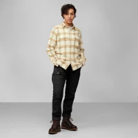 Ovik Heavy Flannel Shirt W, kolor: 113-196 - Chalk White / Dune Beige