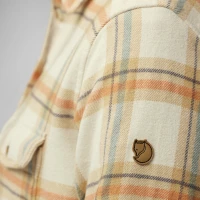 Ovik Heavy Flannel Shirt W, kolor: 113-196 - Chalk White / Dune Beige