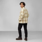 Singi Flannel Overshirt W, kolor: 113-196 - Chalk White /  Dune Beige