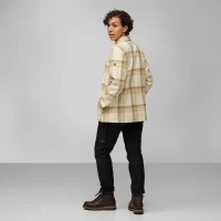 Singi Flannel Overshirt W, kolor: 113-196 - Chalk White /  Dune Beige