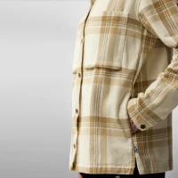 Singi Flannel Overshirt W, kolor: 113-196 - Chalk White /  Dune Beige
