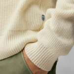 Ovik Rib Sweater, kolor: 113 - Chalk White