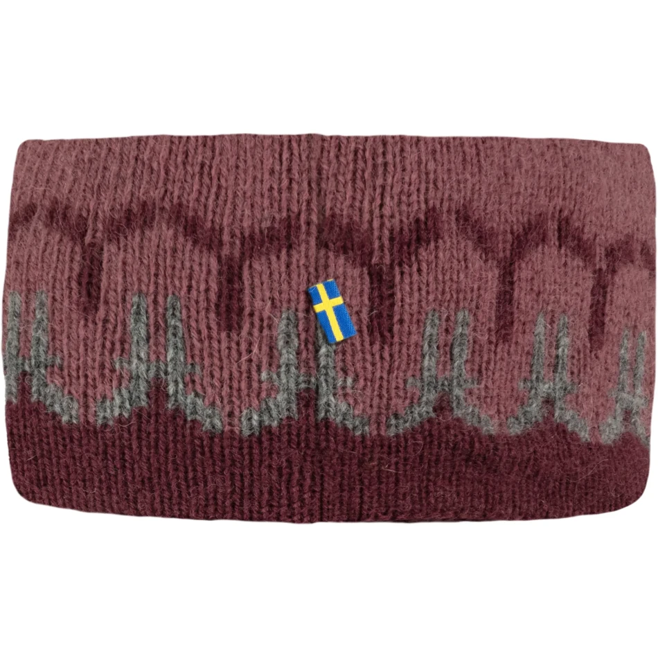 Ovik Path Knit Headband, kolor: 356-410 - Dark Garnet-Mesa Purple