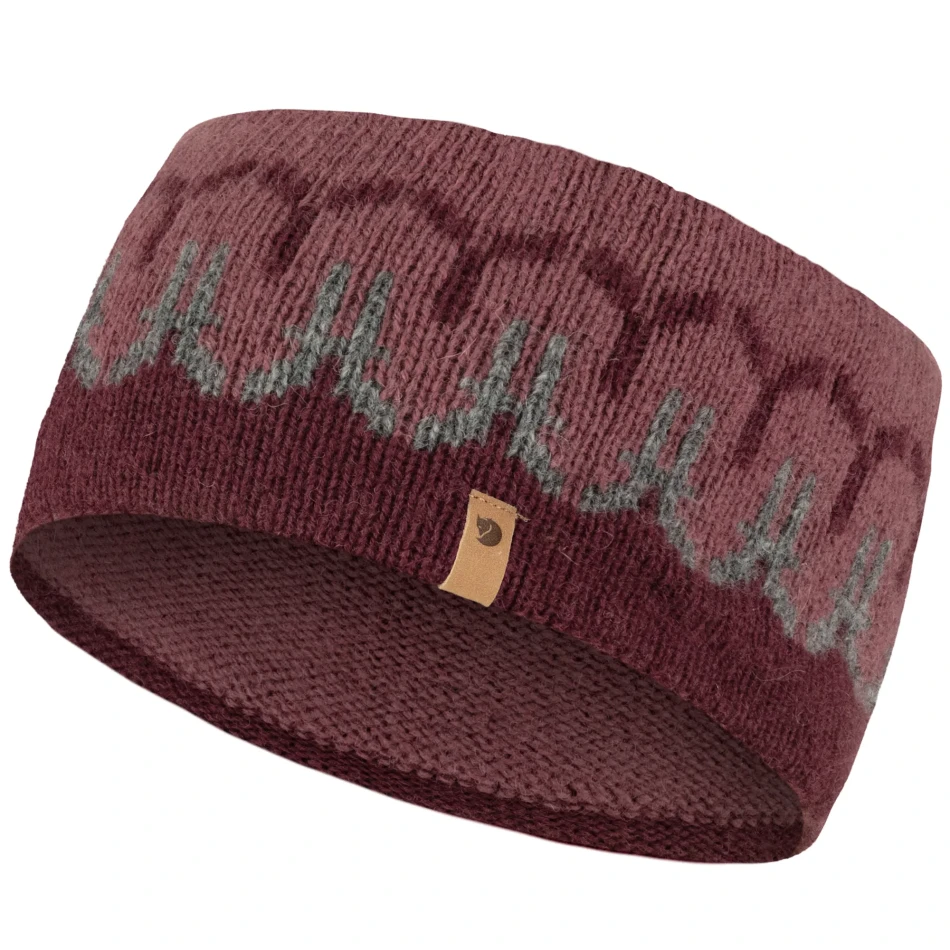 Ovik Path Knit Headband, kolor: 356-410 - Dark Garnet-Mesa Purple