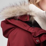 Nuuk Lite Parka W, kolor: 347 - Bordeaux Red