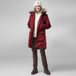 Nuuk Lite Parka W, kolor: 347 - Bordeaux Red