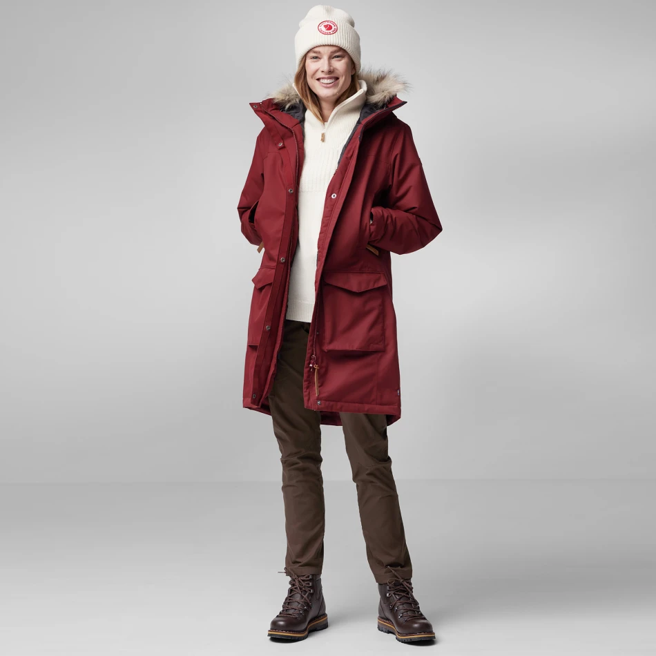 Nuuk Lite Parka W, kolor: 347 - Bordeaux Red