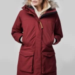 Nuuk Lite Parka W, kolor: 347 - Bordeaux Red