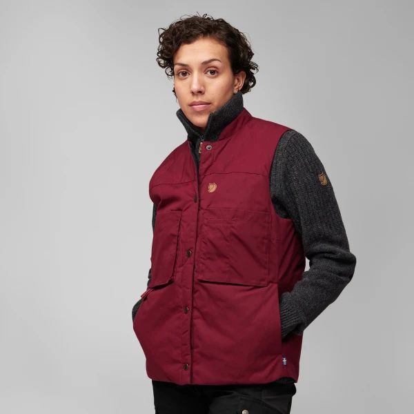 Singi Padded Vest W, kolor: 347 - Bordeaux Red