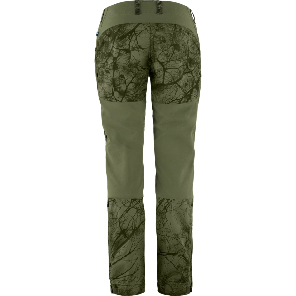 Keb Trousers W, kolor: 626-625 - Green Camo - Laurel Green, 2