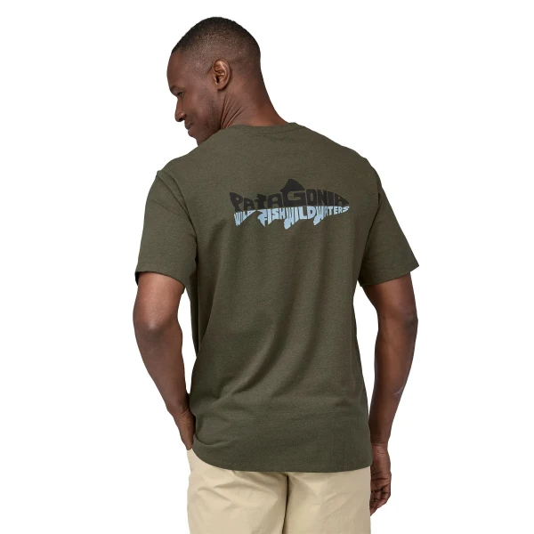 Men's Wild Waterline Pocket Responsibili-Tee, kolor: Basin Green