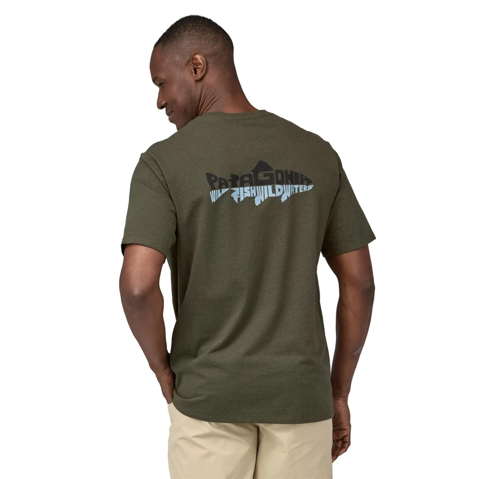 Men's Wild Waterline Pocket Responsibili-Tee, kolor: Basin Green