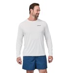 M's Long-Sleeved Capilene Cool Daily Graphic Shirt - Waters, kolor: White