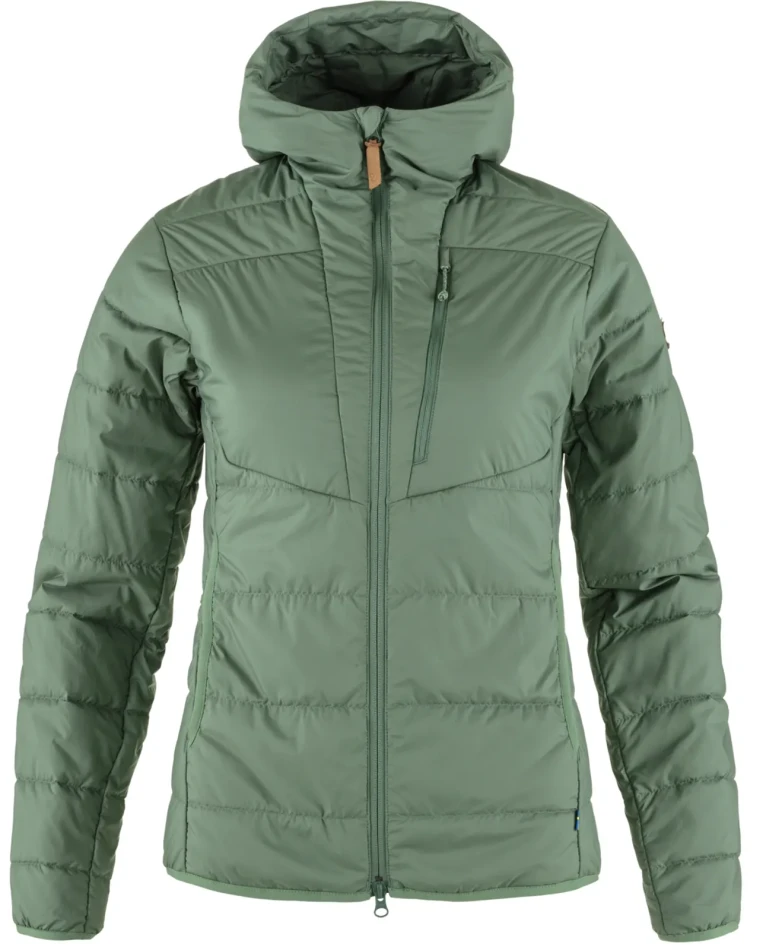 Fjallraven Keb Padded Hoodie W, kolor: 614 - Patina Green