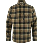 Varmland Heavy Flannel Shirt, kolor: 227-555 - Dark Sand-Dark Navy