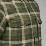 Varmland Heavy Flannel Shirt, kolor: 620-662 - Green-Deep Forest